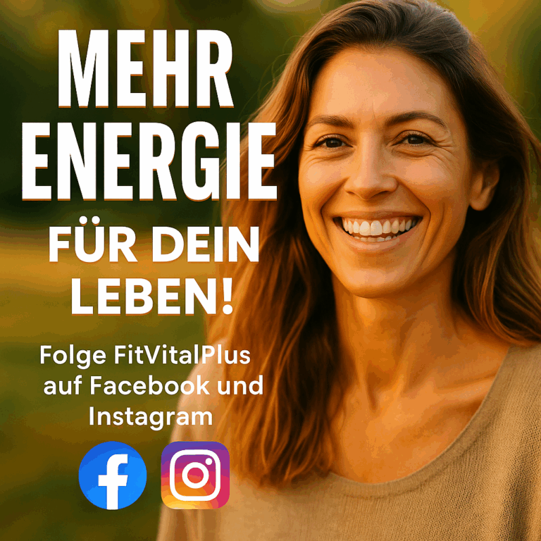 Mehr Energie für dein Leben - Folge Fitvitalplus auf Facebook